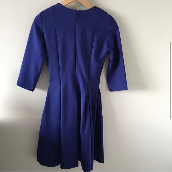 Vintage Gap Blue MIDI Pleated Dress - Picture 2 of 12